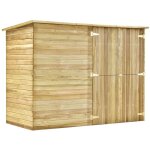 Vidaxl - abri � v�lo de jardin 232x110x170 cm bois de pin impr�gn�