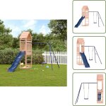 Vidaxl - aire de jeux d'ext�rieur bois massif de douglas - aire de jeux ext�rieur - jouet enfant - jeux ...