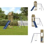 Vidaxl - aire de jeux d'ext�rieur bois de pin impr�gn� - aire de jeux ext�rieur - jouet enfant - jeux ...
