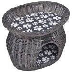 Arbre / maison � chat avec coussin saule vidaxl