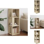 Vidaxl - armoire d'angle ch�ne sonoma 33x33x100 cm bois d'ing�nierie - meuble d'angle - armoire d'angle ...