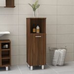 Vidaxl - armoire de bain ch�ne marron 30x30x95 cm bois d'ing�nierie
