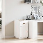 Vidaxl - armoire de bureau blanc 40x50x75 cm bois massif de pin