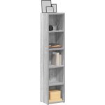 Armoires � cd 2 pcs sonoma gris 21x16x93, 5 cm bois d'ing�nierie
