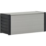 Armoire � d�chets de jardin gris 85x34x40 cm