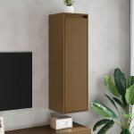 Vidaxl - armoires murales 2 pcs marron miel 30x30x100 cm pin massif