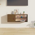 Vidaxl - armoire murale marron miel 80x30x30 cm bois de pin massif