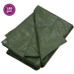 B�che 180 g / m� 8x10 m vert pehd