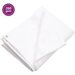Bche 260 g / m 8x10 m blanc pehd