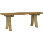 Vidaxl - banc de jardin 110 cm bois de pin massif imprégné Vidaxl - banc de jardin 110 cm bois de pin massif imprégné