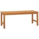 Vidaxl - banc de jardin 114 cm bois de teck solide