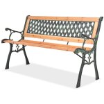 Banc de jardin 122 cm bois vidaxl