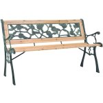 Banc de jardin 122 cm bois