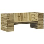 Vidaxl - banc avec jardinires 167, 5x60x65 cm bois de pin imprgn