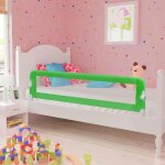 Vidaxl - barri�re de s�curit� de lit d'enfant vert 120x42 cm polyester