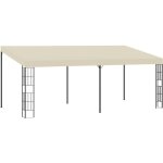 Vidaxl - belvédère mural 3x6 m crème tissu Vidaxl - belvédère mural 3x6 m crème tissu