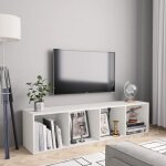 Biblioth�que / meuble tv blanc 143x30x36 cm vidaxl