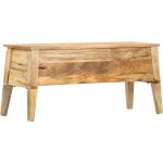 Bo�te de rangement 99x35x48 cm bois de manguier solide vidaxl