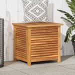 Vidaxl - bo�te de rangement de jardin persiennes 60x50x56cm bois acacia