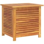 Vidaxl - bote de rangement de jardin persiennes 60x50x56cm bois acacia