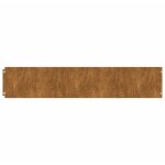 Vidaxl ? bordures de pelouse 10 pcs 20x103 cm ? acier corten flexible anti - corrosif ? connexion rapide ...