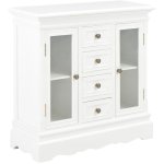 Buffet blanc 70x28x70 cm bois de pin massif vidaxl Buffet blanc 70x28x70 cm bois de pin massif vidaxl