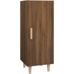 Buffet ch�ne marron 34, 5x34x90 cm bois d'ing�nierie vidaxl
