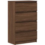 Vidaxl - buffet ch�ne marron 60x35x98, 5 cm bois d'ing�nierie