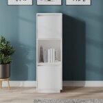 Buffet haut blanc 38x35x117 cm bois massif de pin vidaxl Buffet haut blanc 38x35x117 cm bois massif de pin vidaxl