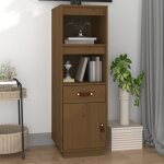 Buffet haut marron miel 34x40x108, 5 cm bois massif de pin vidaxl