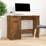Vidaxl - bureau ch�ne fum� 100x50x75 cm bois d'ing�nierie