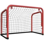 But de hockey avec filet rouge et noir 68x32x47 cm But de hockey avec filet rouge et noir 68x32x47 cm
