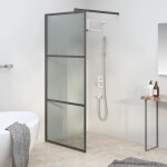 Vidaxl - cabine de douche avec structure de 3 bar et verre temp�r� fonc� dans diff�rentes tailles taille ...