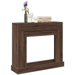 Vidaxl - cadre de chemin�e ch�ne marron 100x30x87, 5 cm bois d'ing�nierie