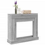 Vidaxl - cadre de chemin�e sonoma gris 100x30x87, 5 cm bois d'ing�nierie