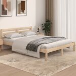 Cadre de lit sans matelas bois de pin massif 140x190 cm vidaxl