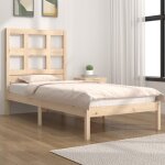 Cadre de lit bois de pin massif 90x190 cm simple vidaxl Cadre de lit bois de pin massif 90x190 cm simple vidaxl
