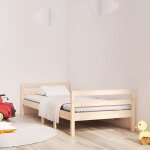 Cadre de lit sans matelas 75x190 cm bois de pin massif vidaxl