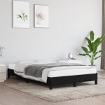 Cadre de lit sans matelas noir 120x190 cm tissu vidaxl