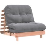 Vidaxl - canap� - lit futon avec matelas 80x206x11 cm bois massif douglas