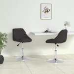 Vidaxl - chaises  manger lot de 2 noir similicuir