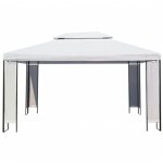 Chapiteau de jardin blanc 3 x 4 m vidaxl