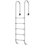 Vidaxl - chelle de piscine 54x38x211 cm acier inoxydable 304