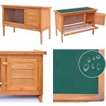 Clapier d'extérieur enclos pour petits animaux 1 niveau bois - clapier lapin - cage animal - enclos petit ... Clapier d'extérieur enclos pour petits animaux 1 niveau bois - clapier lapin - cage animal - enclos petit ...