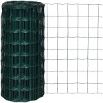 Vidaxl clôture euro acier 25 x 0, 8 m vert Vidaxl clôture euro acier 25 x 0, 8 m vert