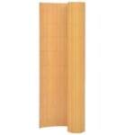 Clture de jardin double face 110x500 cm jaune vidaxl