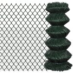 Vidaxl ? cl�ture � mailles losang�es 0, 8x25 m en pvc vert ? r�sistante aux uv et intemp�ries ? grillage ...