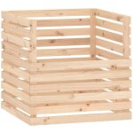 Composteur 80x80x78 cm bois massif de pin vidaxl