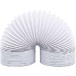 Vidaxl ? conduit d'�chappement pvc 15 cm de diam�tre ? longueur 6 m ? flexible et durable pour ventilation ...