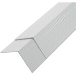 Vidaxl - corni�re de terrasse 5 pcs aluminium 170 cm argent�